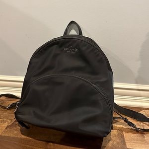 Lightly used Kate Spade Black Small Nylon Backpack